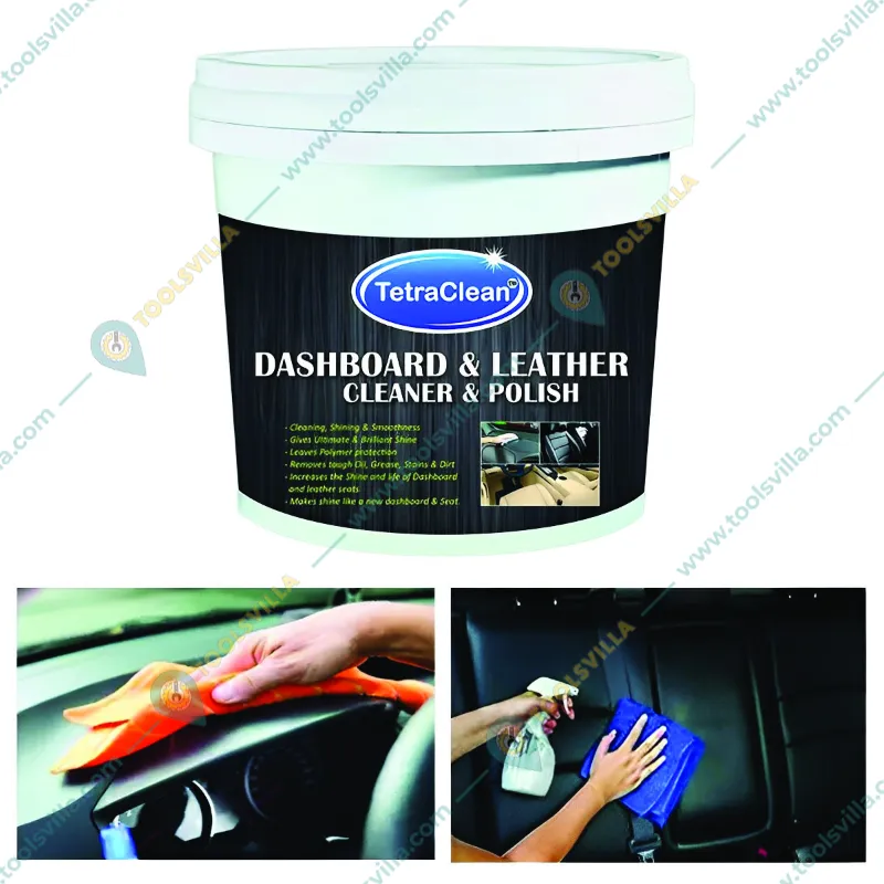 Tetra Clean Dash Board & Leather Cleaner With Polisher